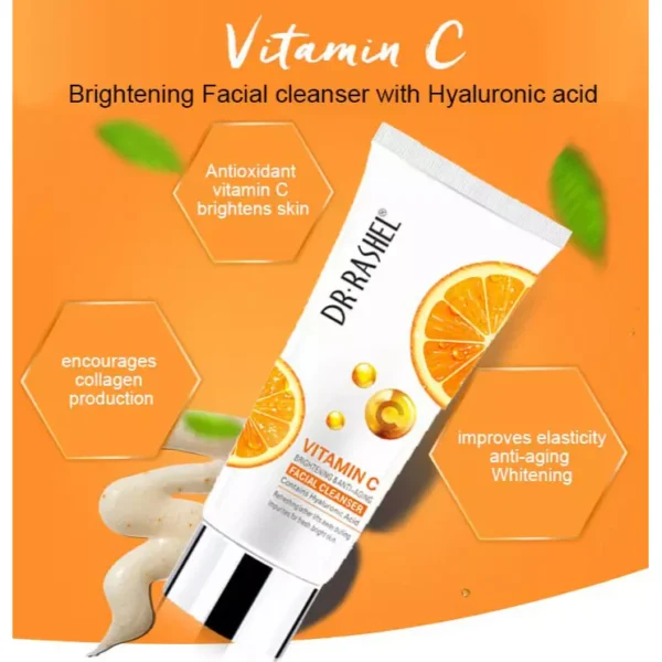 Dr. Rashel Vitamin C Brightening & Anti-Aging Facial Cleanser - Image 5