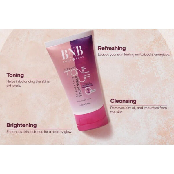 BNB Tone Up Facial Wash - Image 3