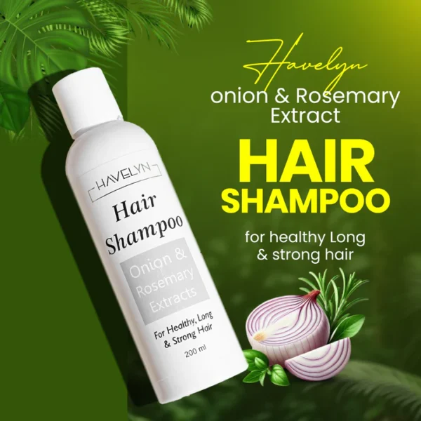 Havelyn Onion & Rosemary Shampoo For Healthy Long & Strong Hair - Image 7