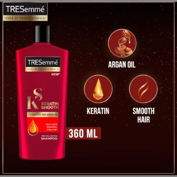 Tresemme Keratin Smooth with Argan Oil Shampoo - Image 3