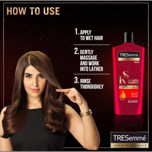 Tresemme Keratin Smooth with Argan Oil Shampoo - Image 5