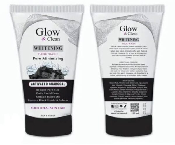 Glow & Clean Whitening Face Wash with Activated Charcoal