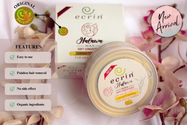 Ecrin Halawa Wax 100% Lemon & Sugar Base | Free Applicator Card - Image 7